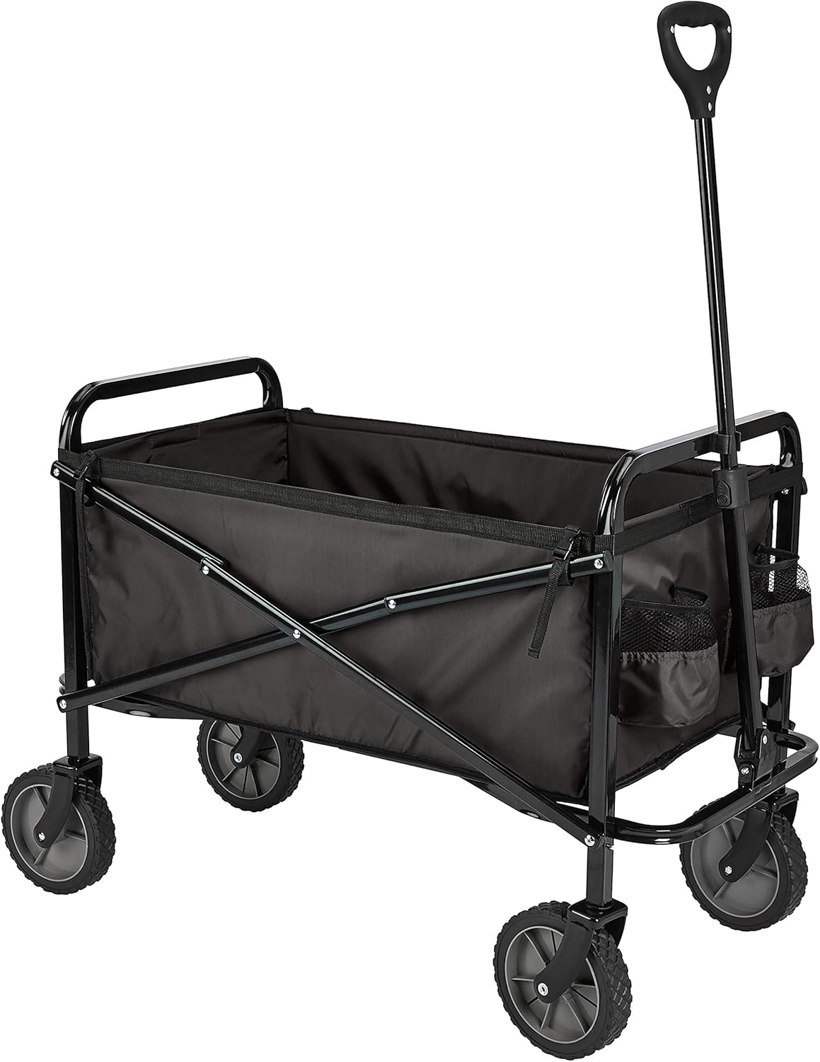 Amazon Basics Collapsible Heavy Duty Utility Wagon for Outdoor Sports, Camping, Garden