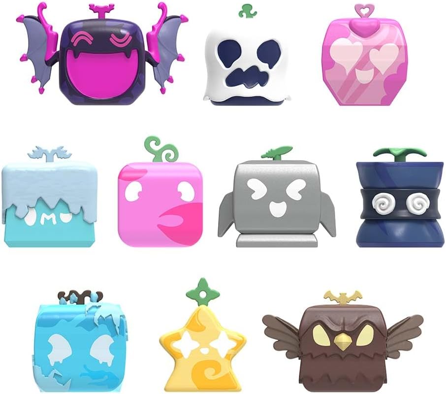 Blox Fruits - Mystery Fruit Minifigure 4-Pack (1.5" Tall, Series 1) [Includes DLC]