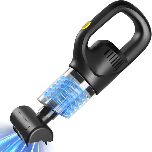 Cordless Handheld Car Vacuum – Compact, Strong Suction, with HEPA & Attachments