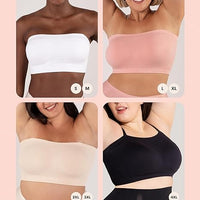 SHAPERMINT Strapless Bra - Bandeau top, Strapless Bras for Women