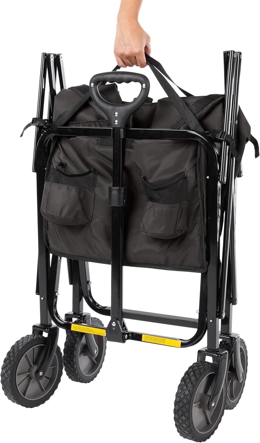 Amazon Basics Collapsible Heavy Duty Utility Wagon for Outdoor Sports, Camping, Garden