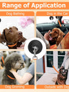 Adjustable Dog Bathing Tether with Suction Cup – Pet Grooming Restraint Strap (Orange)