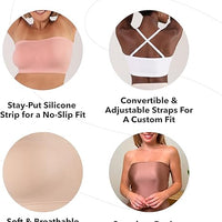 SHAPERMINT Strapless Bra - Bandeau top, Strapless Bras for Women