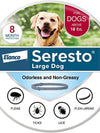 Flea & Tick Collar for Large Dogs – 8 Month Protection – Vet Recommended – USA Made