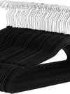 Slim Velvet Non-Slip Clothes Hangers –  (Black)