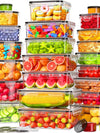 50-Piece Airtight Food Storage Containers – BPA-Free & Stackable