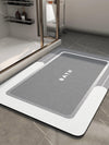 Quick Dry Non-Slip Bath Mat – Super Absorbent Diatomaceous Earth Bathroom Rug (17"x27")