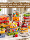 50-Piece Airtight Food Storage Containers – BPA-Free & Stackable