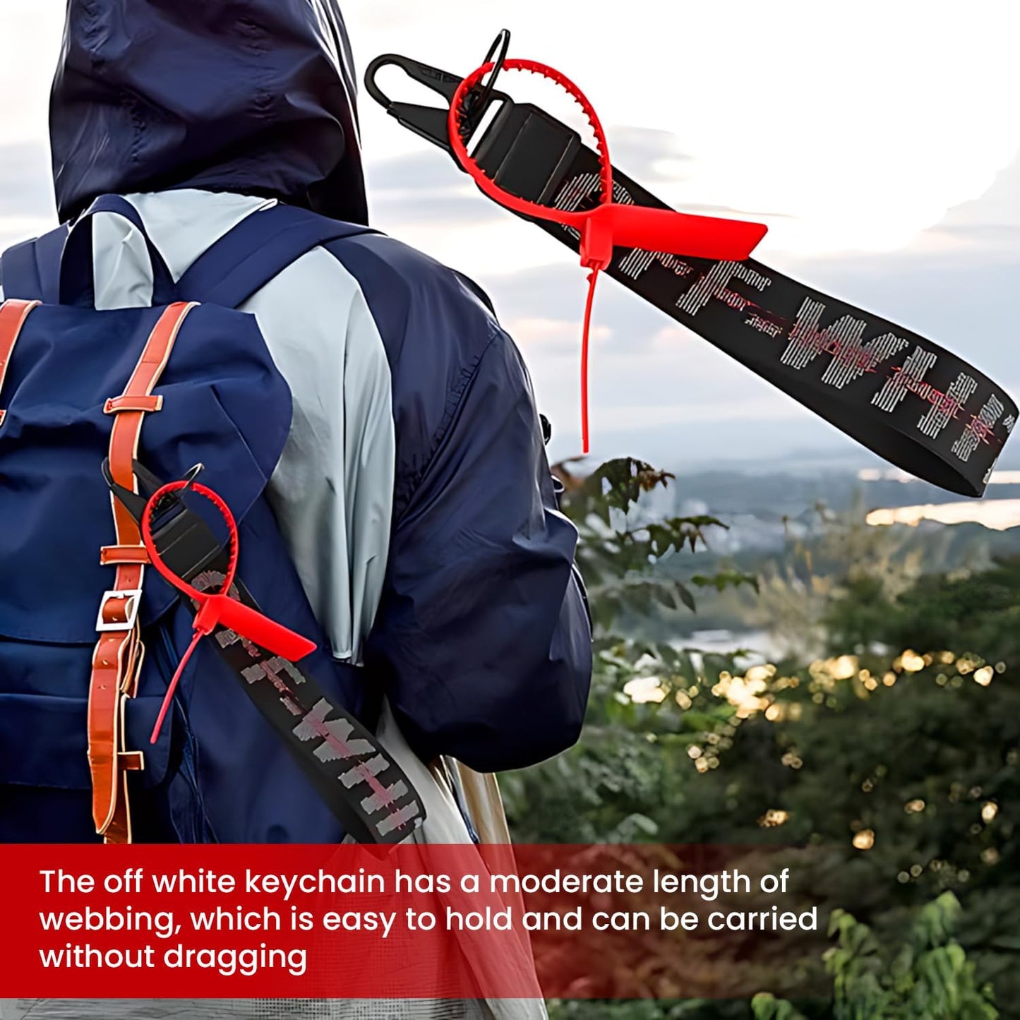 Black Keychain Lanyard for Keys and ID Badge Holder - Durable Lanyard Neck Strap
