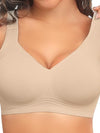 Women's Seamless Wireless Full Coverage Bra – Soft & Supportive